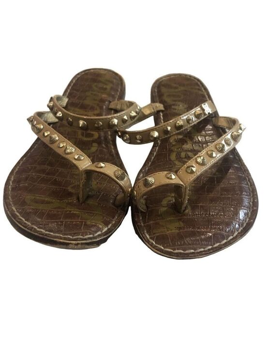 Sam Edelman Shoes - Sam Edelman Gordie sandals size 7.5 studded strappy toe prong summer beach